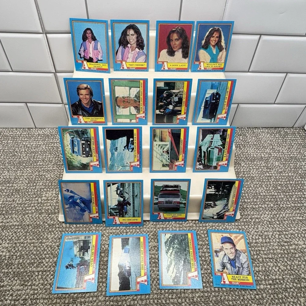 1983 Topps A-Team Trading Cards VTG‎ Complete 66 Base Card Set